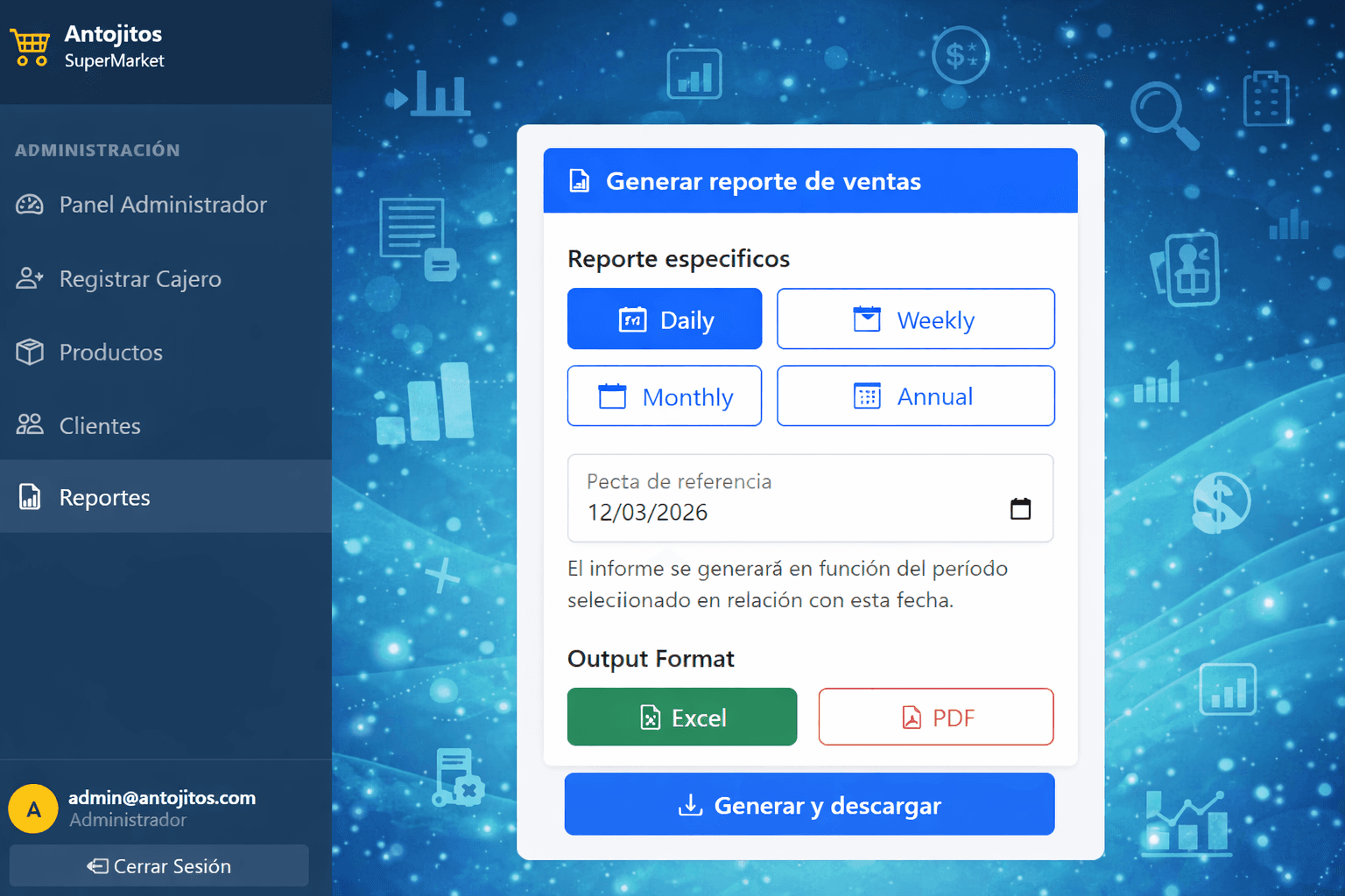 Sistema Supermercado - Reportes